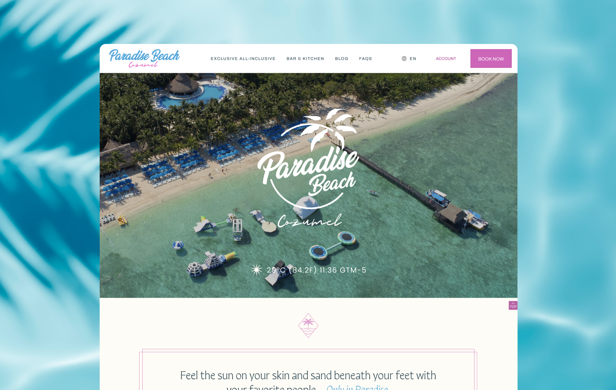 paradise beach home page