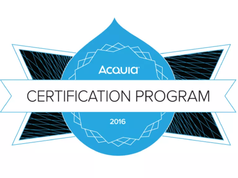 Our Entire Development team is Acquia Certified!